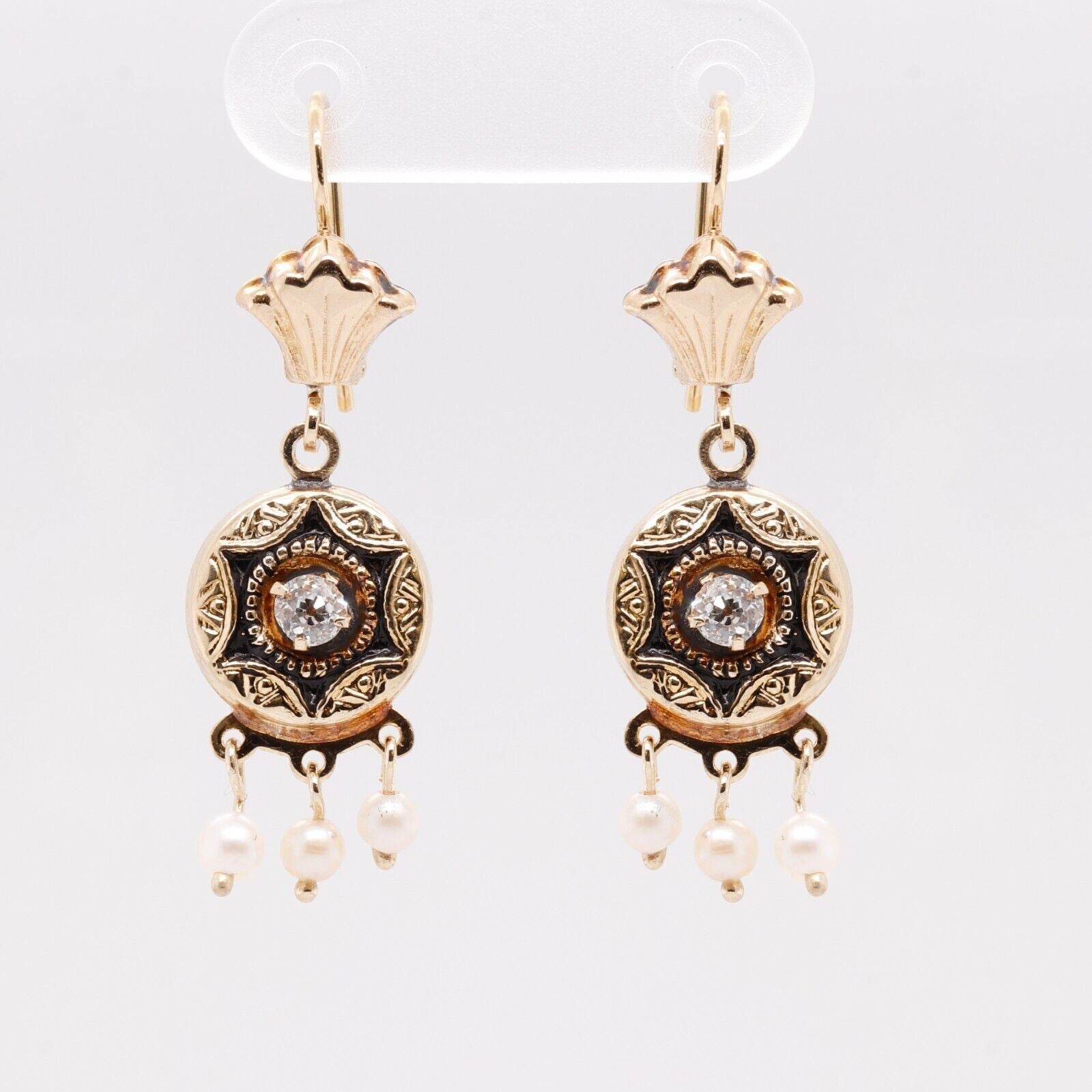 925 silver crumpled earrings Sterling silver circle earrings Copper - Ruby  Lane